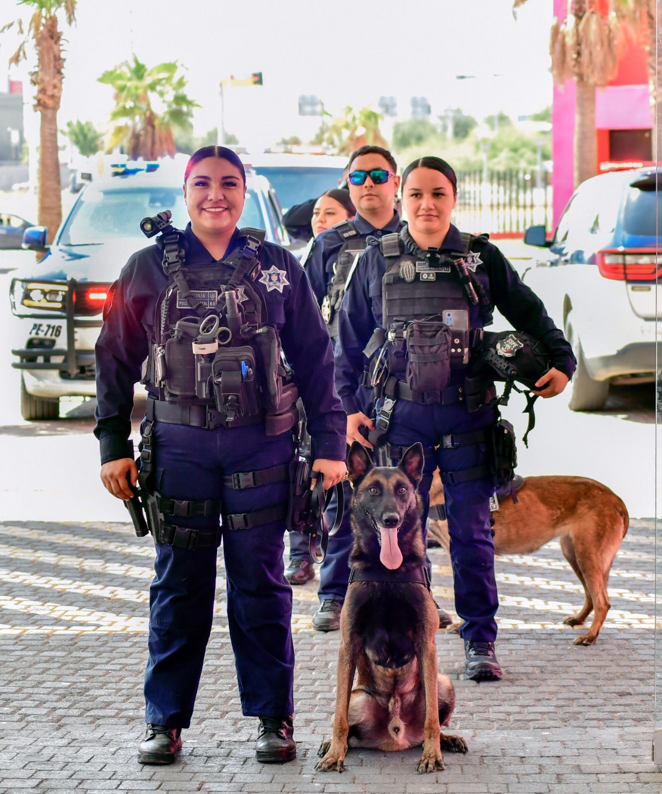 Acude equipo K9 de la SSPE al CRIT Teletón