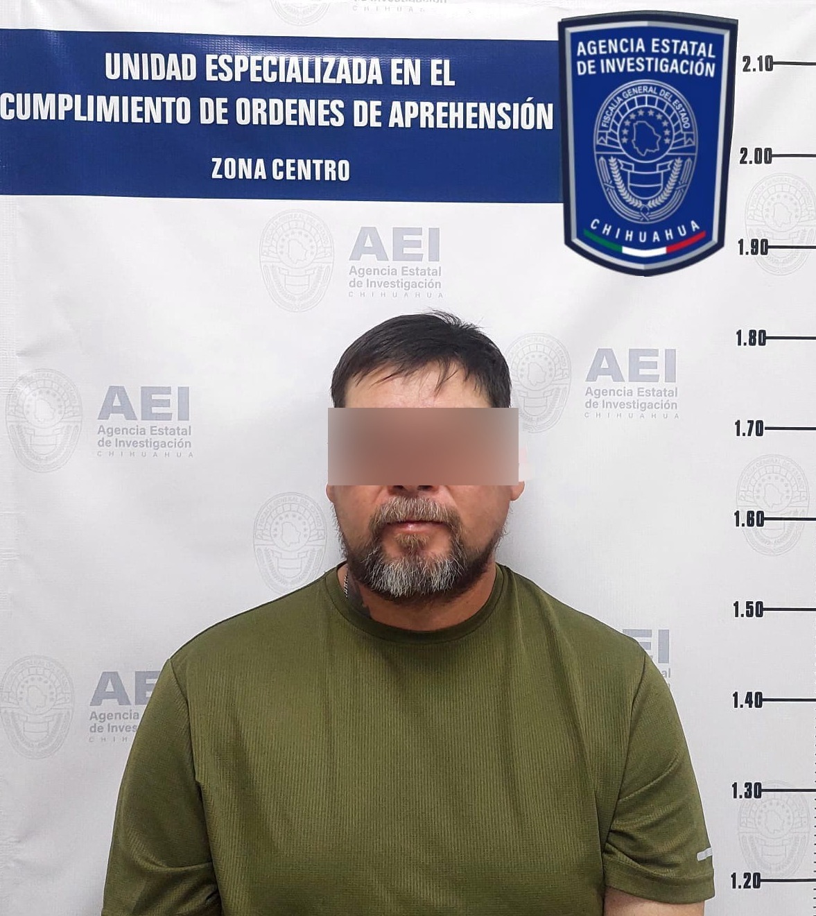 Detiene AEI a presunto responsable de delitos sexuales en la ciudad de Chihuahua