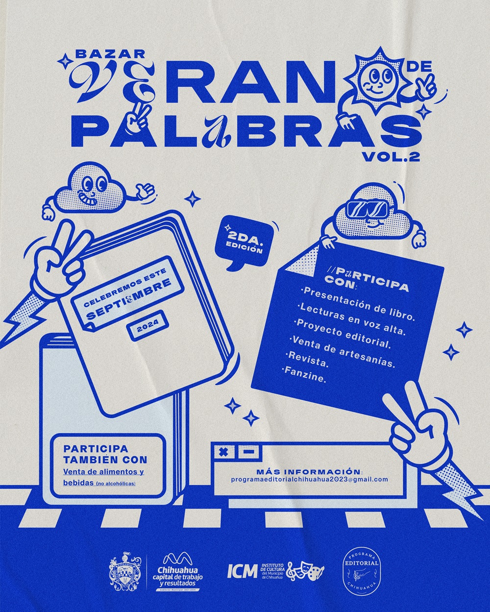 ¿Quieres vender artículos culturales? Municipio invita al “Bazar Verano de Palabras”.