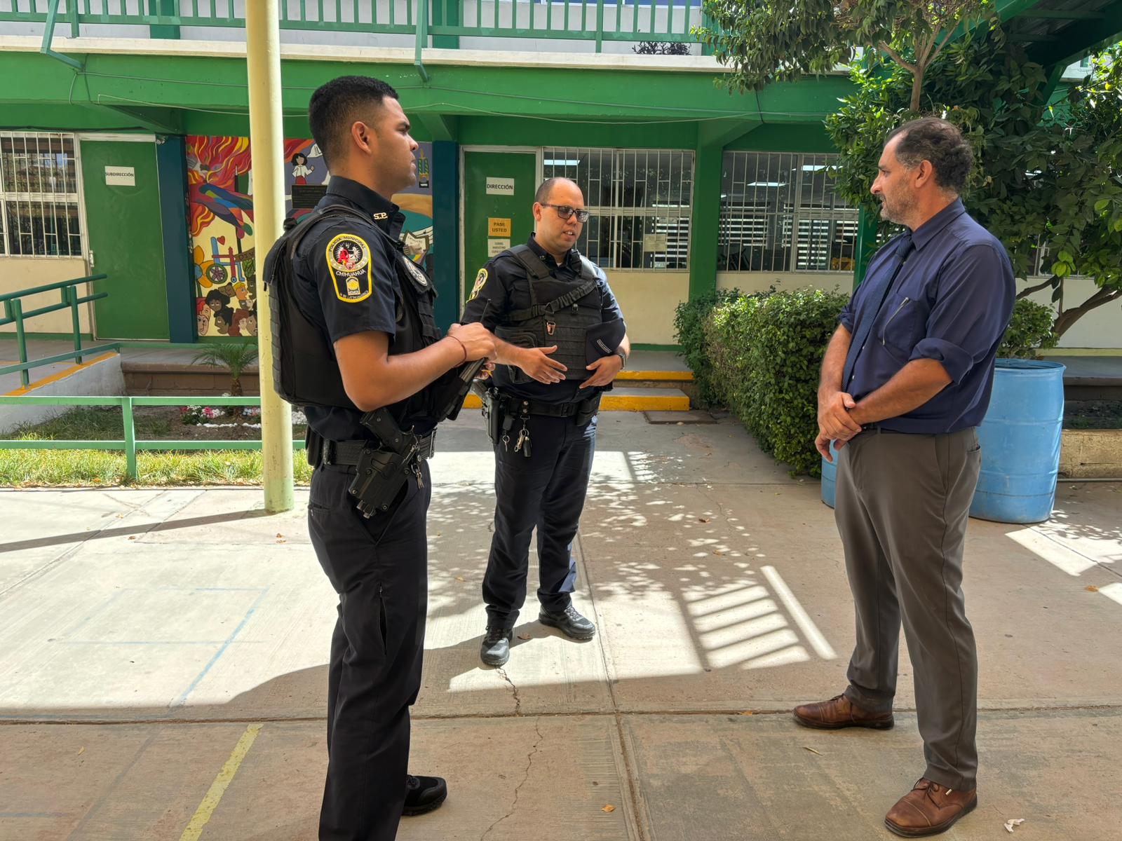 Concluye operativo de la Policía Municipal en escuelas por temporada vacacional.