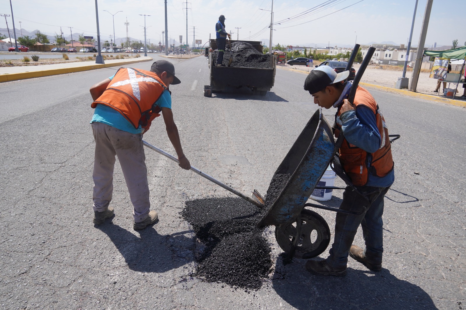 Reparó Gobierno Municipal 744 baches esta semana