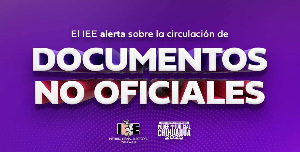 Alerta IEE sobre circulación de documentos no oficiales