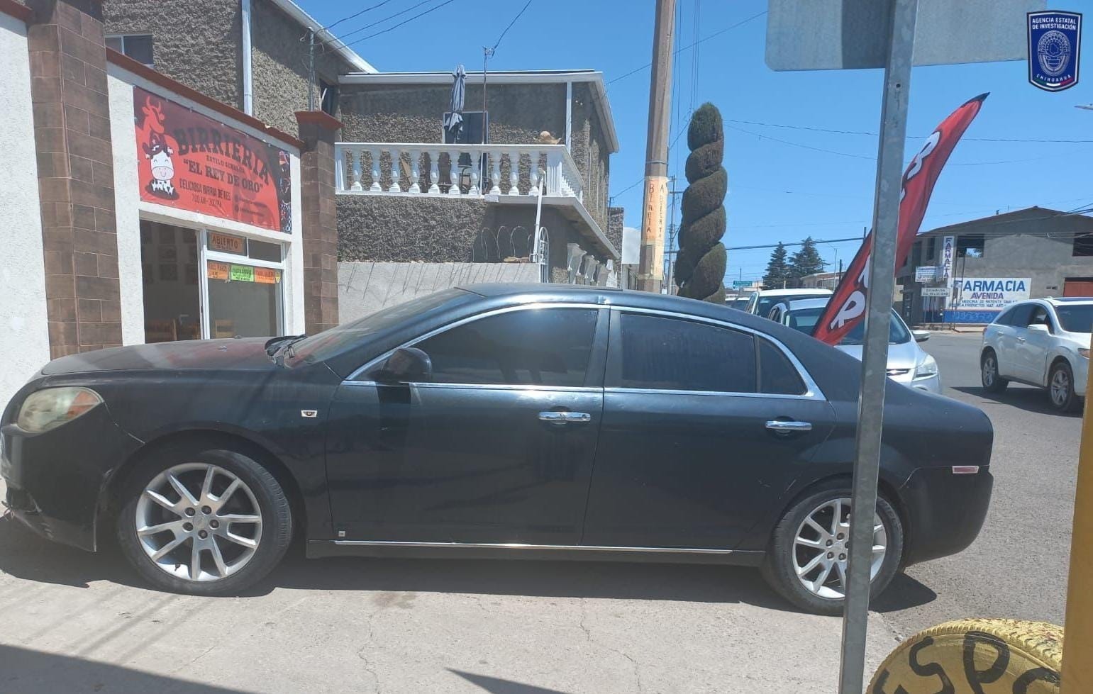 Recupera AEI auto Malibu con reporte de robo
