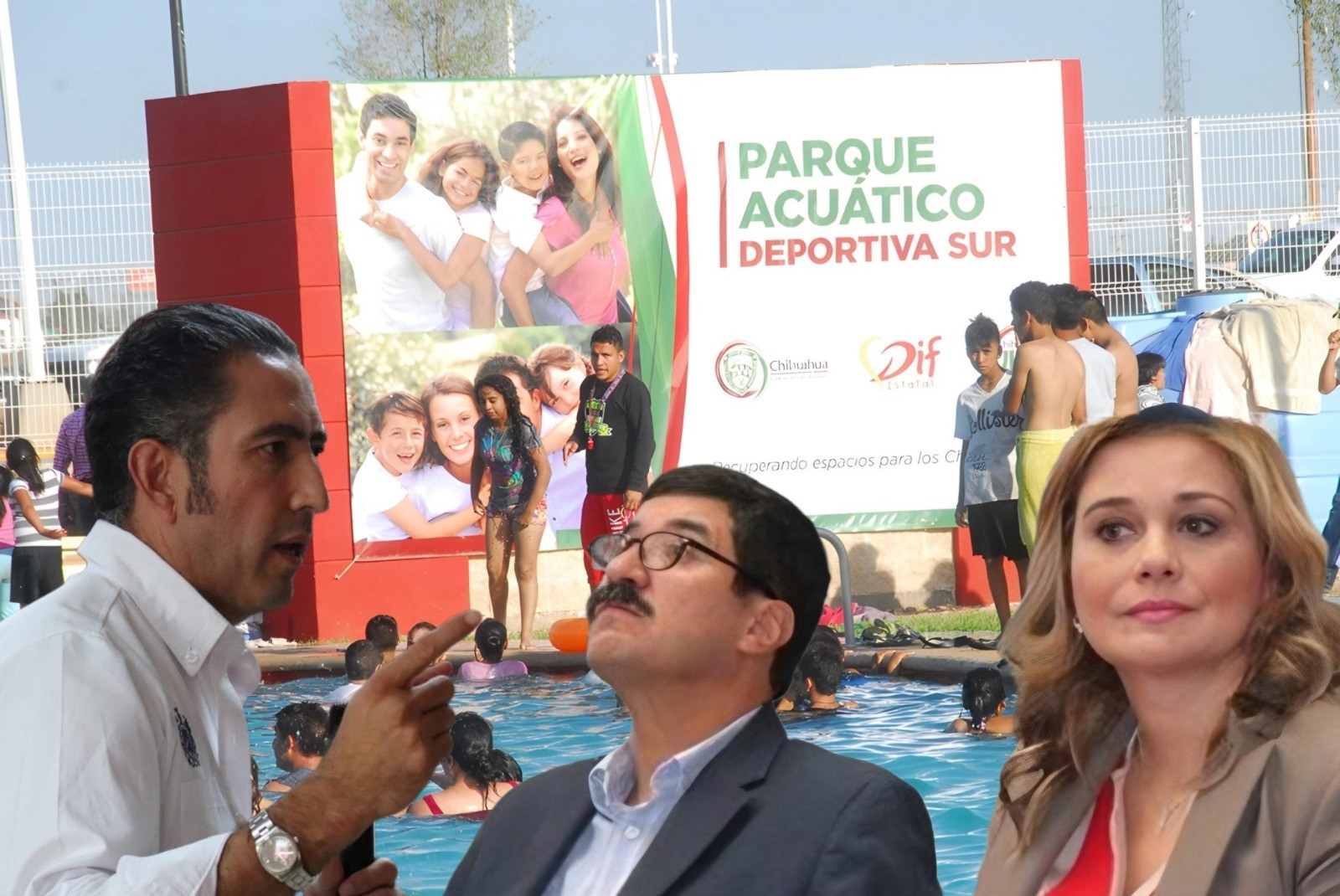 Arremete Miguel Riggs contra Javier Corral y Maru Campos por abandono de albercas que César Duarte construyó