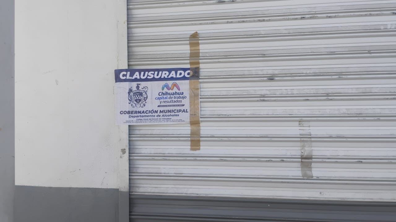 Clausura Gobernación Municipal 10 negocios en operativo del 9 al 16 de junio.