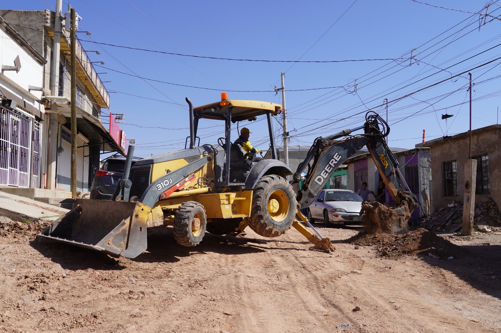 Realiza Municipio pavimentación en la colonia Nuevo Triunfo