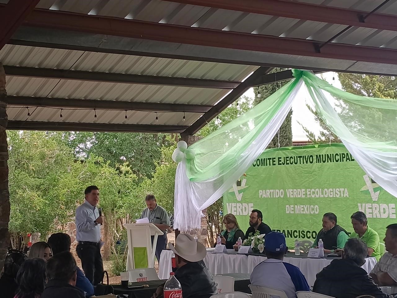 Refuerza PVEM su estructura en San Francisco del Oro, Octavio Borunda