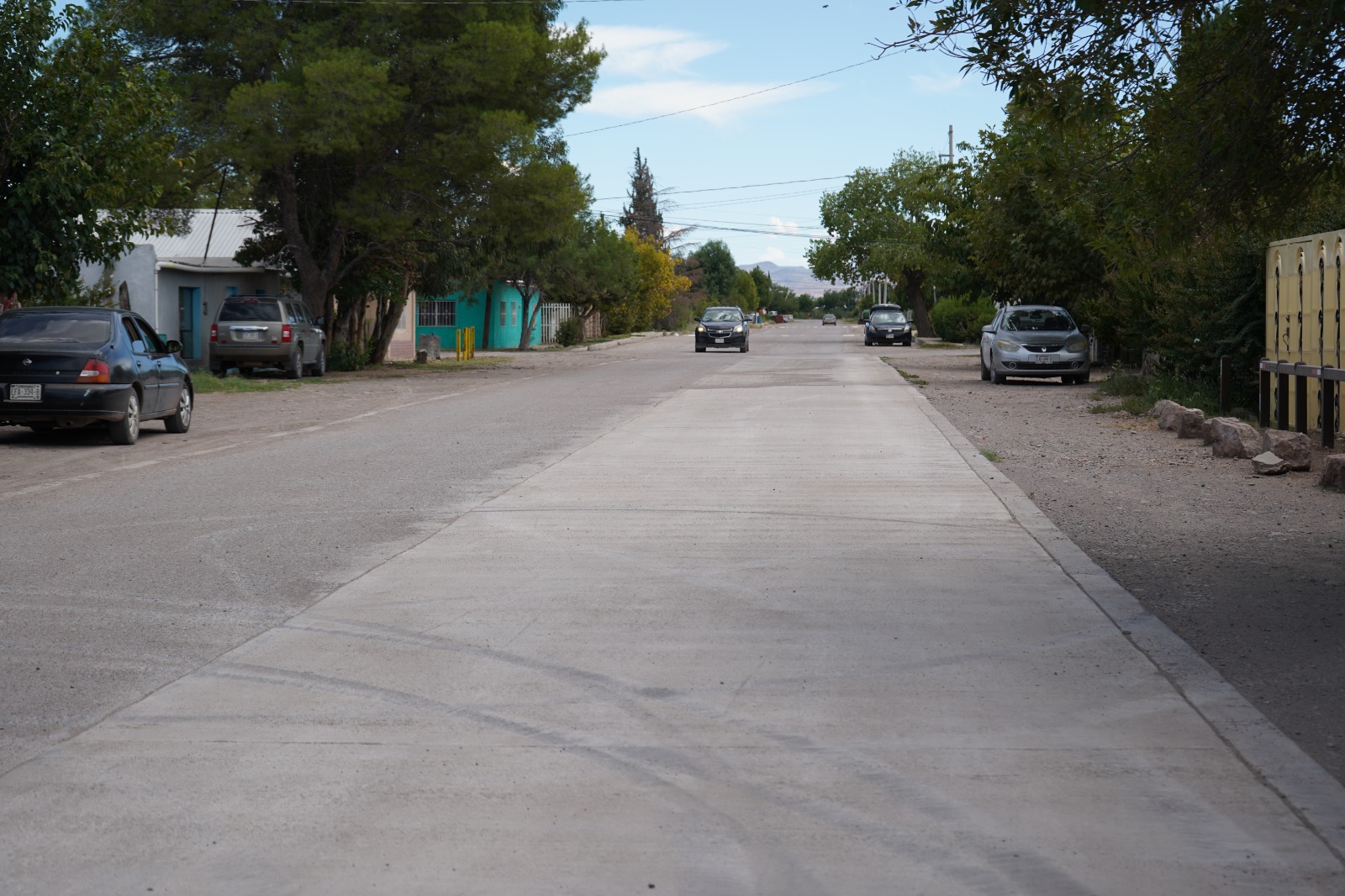 Rehabilita Municipio la calle Hidalgo en la seccional de la zona rural de El Sauz.